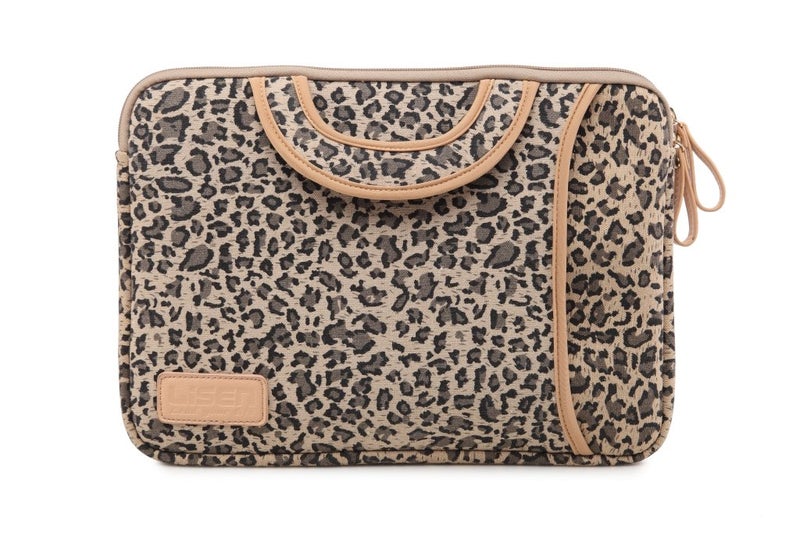 Valentoria 15.5 Inch Laptop Sleeve Case-Stylish Leopard Ultrabook Sleeve Macbook Bag For Acer/Asus/Dell/iPad Pro/Lenovo/Macbook Pro/Macbook Air/Surface Pro 4 with Handle - Image 2